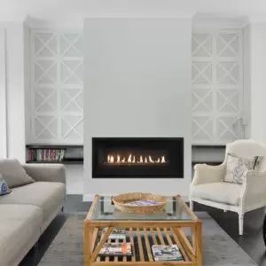Inbuilt Gas Log Fire