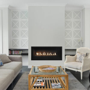Inbuilt Gas Log Fire