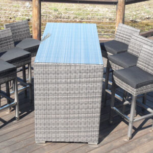 Paris wicker Bar set 7 Piece