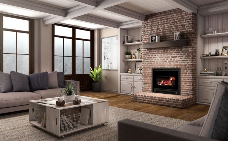 outdoor wood heater