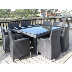 Pablo 9 pce square Dining Set