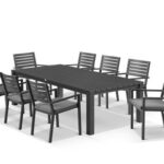 Mayfair 9 pce Dining with Dune Table
