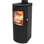 ADENA steel freestanding wood fire