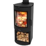 ADENA WOODSTACKER steel freestanding log fire