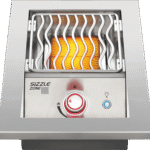 700 series Inbuilt Infra red side burner