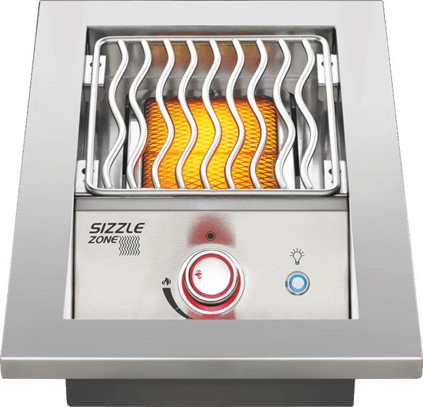 700 series Inbuilt Infra red side burner