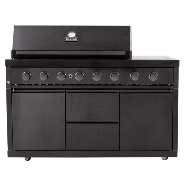 Nova 6 Burner plus/side burner  on cabinet