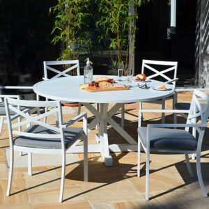 Bridgeport round 7 Pce Dining set