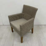 Cassian Wicker/Teak chair