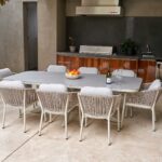 Augusta Tub 9 Pce Dining Set