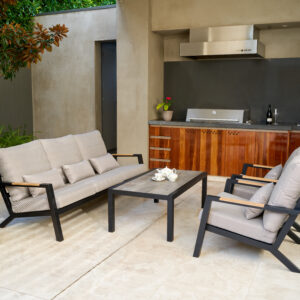Venus sofa set Black