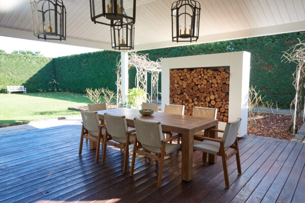 Recycled Teak 9 Pce Dining Set - Image 2
