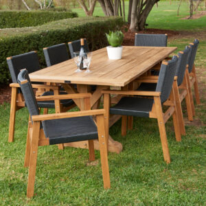 Recycled Teak 9 Pce Dining Set