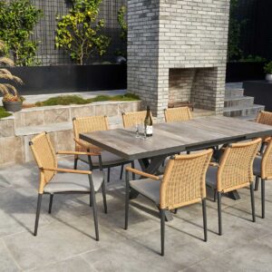 Kansas 9 Pce  Dining Sett