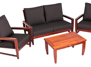 Merbau 4 Piece sofa set