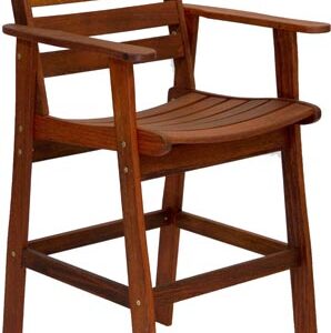 Merbau Queen Bar chair