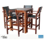 Hardwood Timber Bar Setting