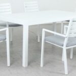 Mayfair 7 Piece Dining set White