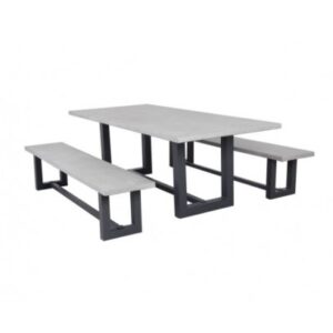 Concrete 3 Pce Bench set