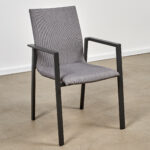 Bronte Upholstered chair Gunmetal