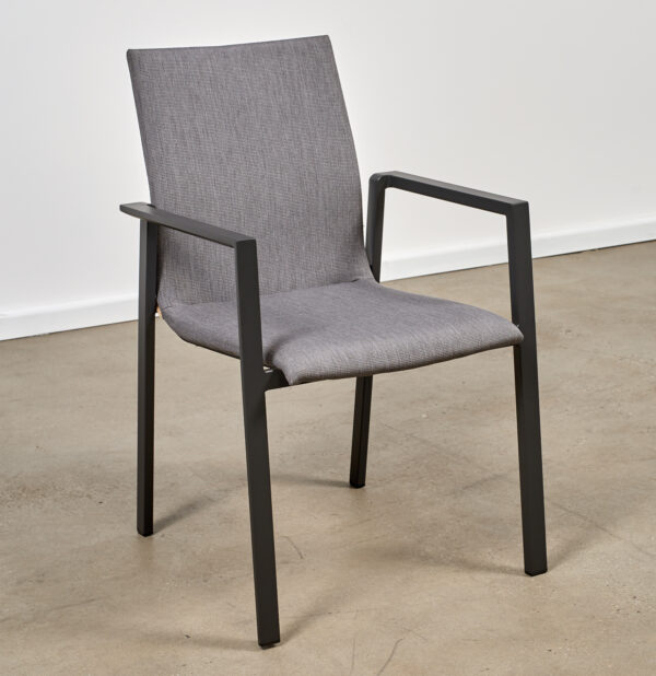 Bronte Upholstered chair Gunmetal