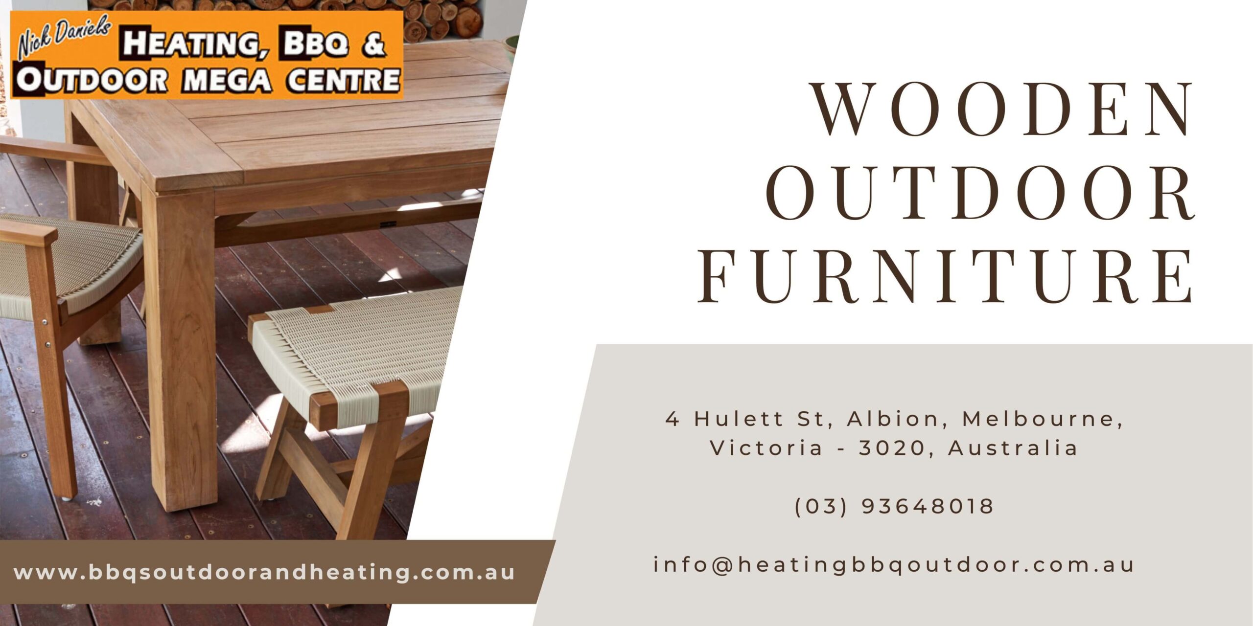 Where to Buy Wooden Outdoor Furniture in Melbourne: Best Styles & Local Tips