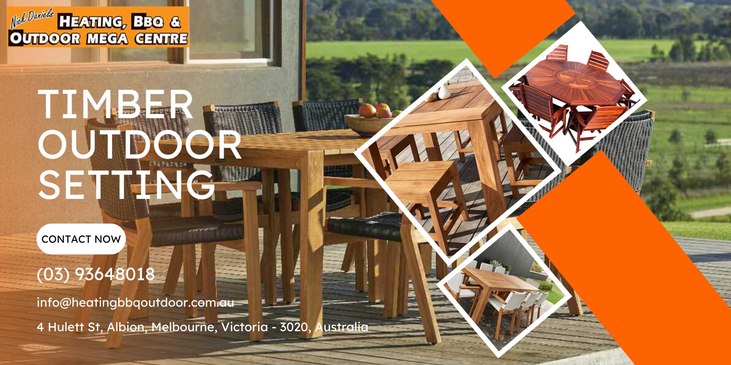How to Choose the Right Timber Outdoor Setting for Melbourne’s Weather