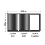 PLATINUM IV 6 BURNER INBUILT wside burner